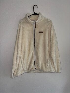 Columbia Cream Faux-Sherpa Jacket